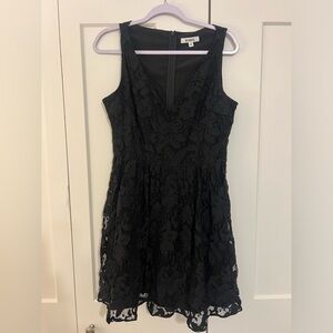 Bb Dakota by Steve Madden lace short black dress size 8
